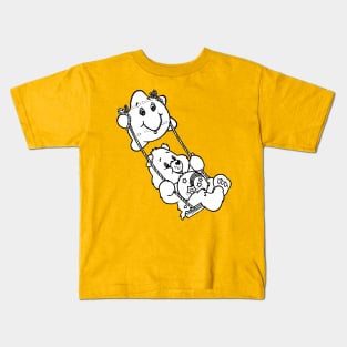 playing on a swing Kids T-Shirt